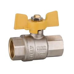 ViEiR шаровой кран для газа ВР-ВР бабочка 1/2" (VRQ210-01)