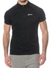 Футболка для бега Asics SS 1/2 ZIP мужская черная - 2