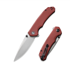 Фото Складной нож CIVIVI Brazen, сталь 14C28N, Burgundy G10