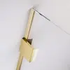Radaway 1012150-09-01 Душевое ограждение Essenza Pro 8 Gold Walk-In 150*200 прозрачное 8 мм золото