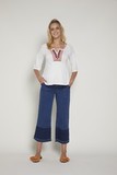 Джинсы для беременных (BOOT CUT) 09392 синий
