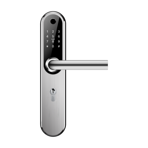 Врезной электронный дверной замок Home Plus SILVER Novilock v.4239