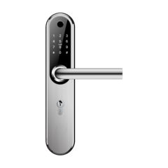 Врезной электронный дверной замок Home Plus SILVER Novilock v.4239