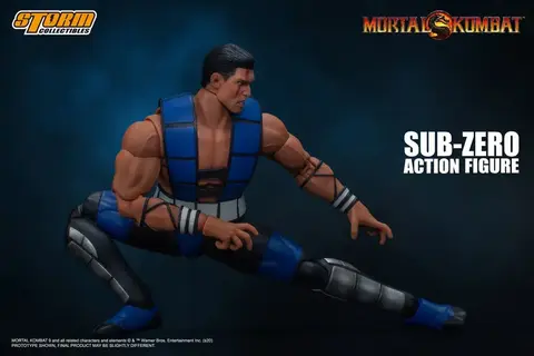 Фигурка Саб Зиро без маски масштаб 1/12 Мортал Комбат Storm Collectibles