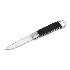 Фото Автоматический нож Boker Hidden Release Trapper, сталь D2, рукоять G10, черный
