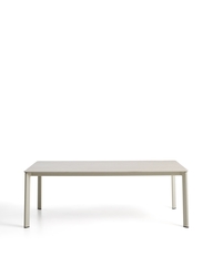 Уличный стол Anafi с бежевой столешницей из спеченного камня, 220 x 100 см