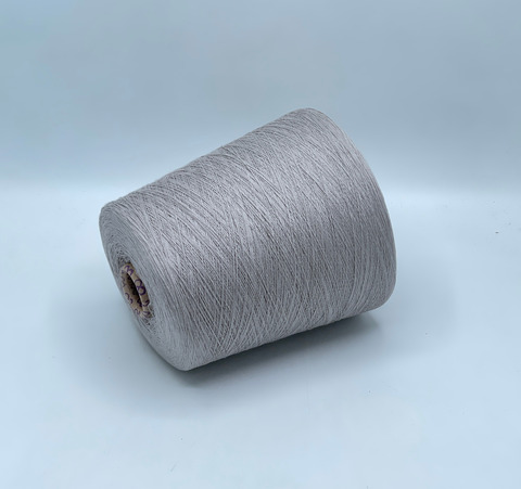 Бобинная пряжа,Cotton combed, 1693м. 100%Хлопок, Светло-серый(794), 40823