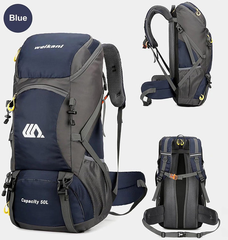 Картинка рюкзак туристический Skully 2301 deep blue - 3