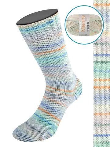 Пряжа Lana Grossa Meilenweit 100 Merino Extrafine Cremoso 4128