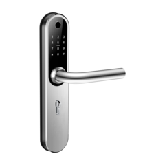 Врезной электронный дверной замок Home Plus SILVER Novilock v.4239