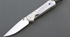 Фото Нож складной Chris Reeve Large Sebenza 21 L21CGGUN See, сталь CPM S35VN, рукоять титан