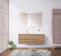 BelBagno Kraft KRAFT-1200-2C-1A-SO-RNN-L Тумба под раковину подвесная, 120x46, цвет: Rovere Nebrasca Nature фото