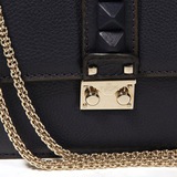 Сумка. Цвет черный/синий/чайная роза VALENTINO