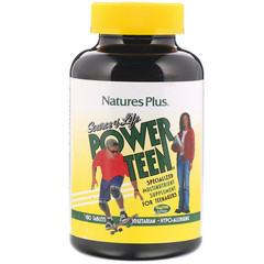 Nature's Plus, Source of Life, сильный подросток, 180 таблеток