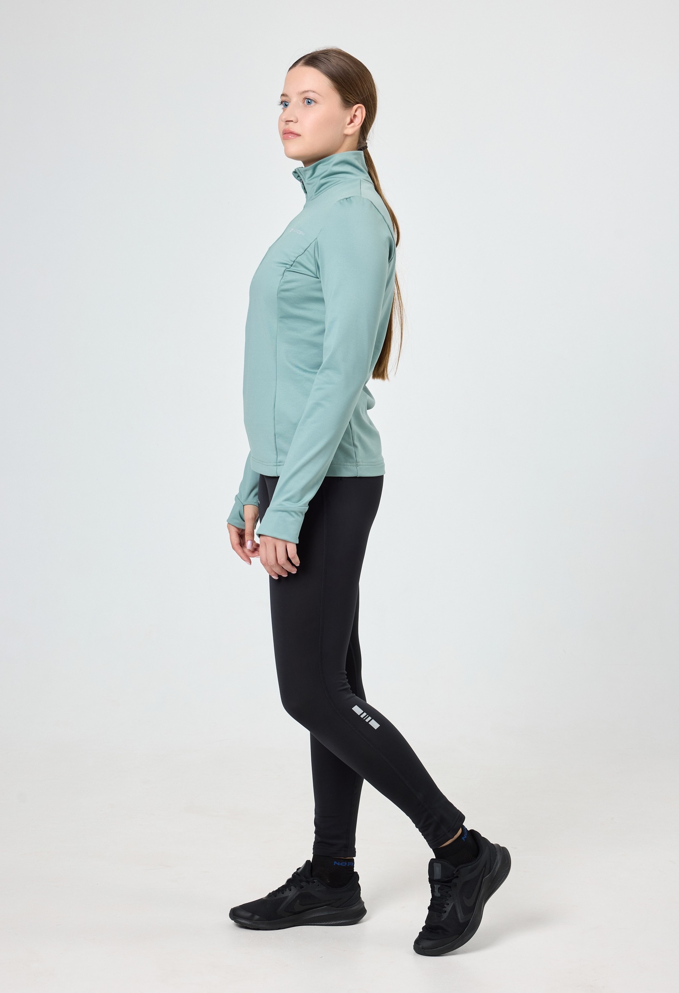 Женский утепленный лонгслив Nordski Warm ice mint - 7