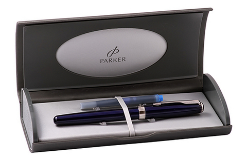 Ручка перьевая Parker Sonnet F139 Lacquer Azure Blue ST, F (S0704050)