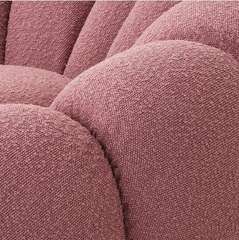 Поворотное кресло MELLO, Bouclé rose