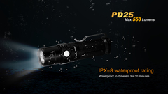 Карманный фонарик Fenix PD25 Черный