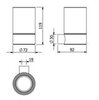 Kludi Vela R 58975N0 Стакан, цвет: золото