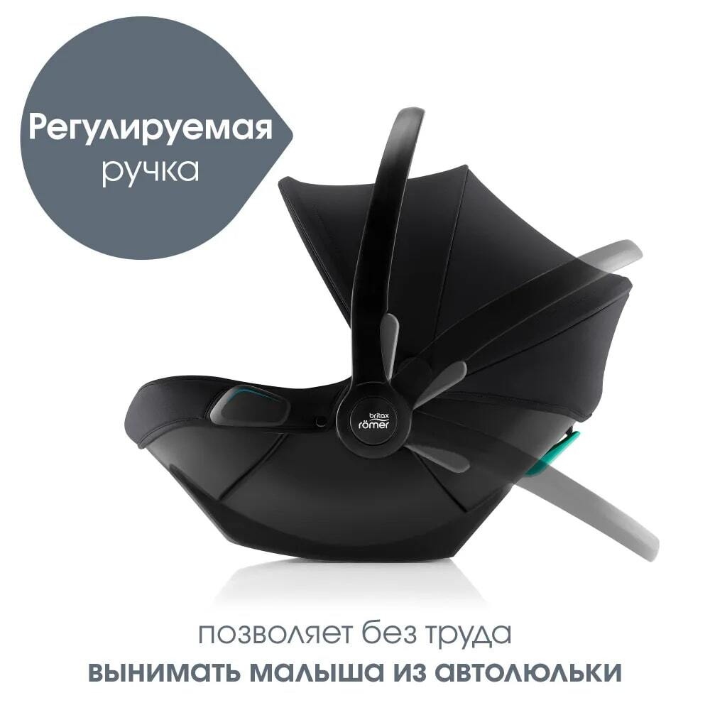 Комплект 4в1 коляска Smile 5Z, Space Black + BABY-SAFE CORE + Base CORE