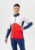 Мужская тренировочная лыжная куртка Nordski Pro 2.0 white-red-blue - 5