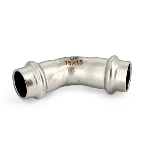 Uni-Fitt угольник 45° пресс 35 мм из нержавеющей стали (782S5500)
