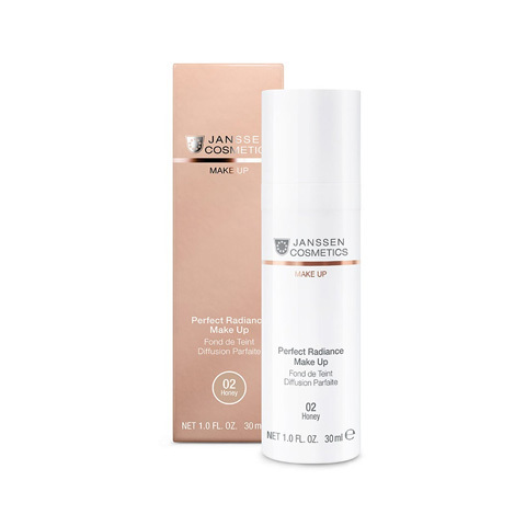 Janssen Make Up: Стойкий тональный крем с UV-защитой SPF 15, цвет Honey 02 (Perfect Radiance Make Up)