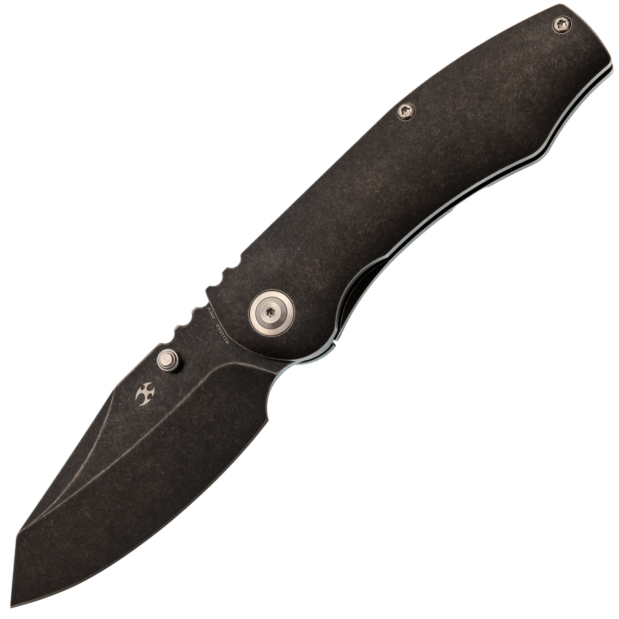 Складной нож KANSEPT Caveman, сталь CPM 20CV, рукоять титан черный