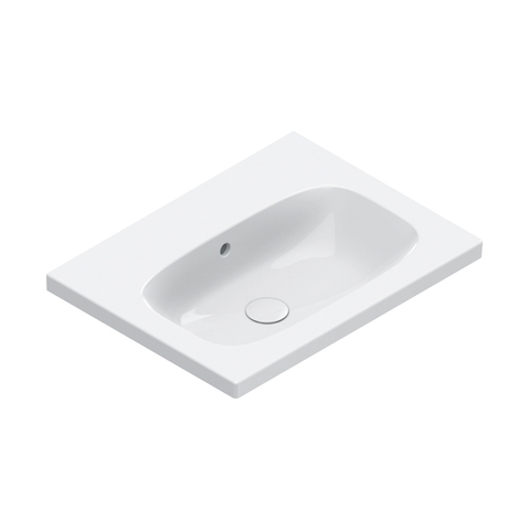 Catalano Alvea 0620600001 Раковина 60x46, без отв. под смеситель, покрытие Cataglaze+, цвет белый глянцевый