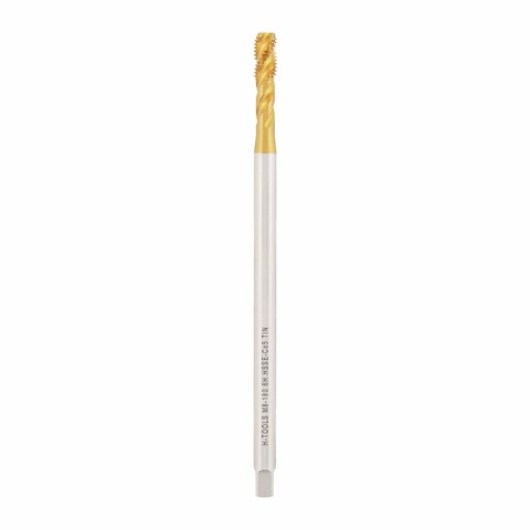 Метчик М 8,0х1,25 (Машинный, винт., XL) DIN371 HSSE-TiN 6h C/2-3P R45 180мм a=6,2 H-Tools 32184THT