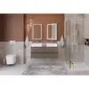 BelBagno KRAFT-1200-4C-SO-СO База под раковину подвесная с фрезерованными ручками по всей длине фасада с четырмя выкатн. ящ., Бежевый Мат., 1200x455x500
