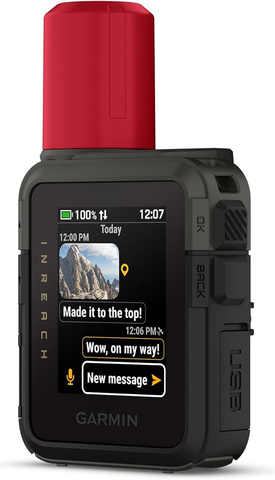 Спутниковый коммуникатор Garmin inReach Mini 3 Plus, Черный/Красный | Black/Red (010-03387-10)