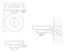 Decor Walther Basic 0530700 Мыльница, цвет: хром