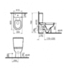 VitrA Form 300 9729B003-1162 Унитаз напольный с бачком с сиденьем