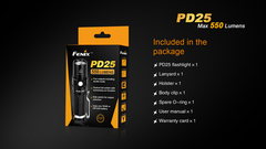Карманный фонарик Fenix PD25 Черный