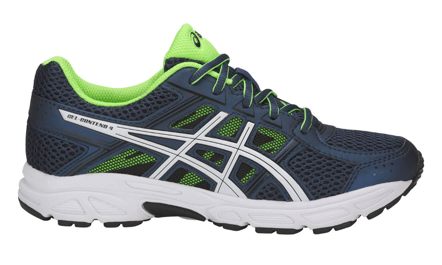 Asics Gel Contend 4 GS кроссовки для бега детские темно-синие