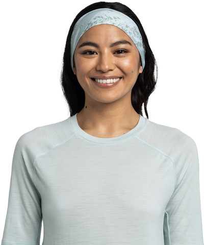 Картинка повязка Buff CoolNet UV Slim Headband Eukar Seagrove Green - 2