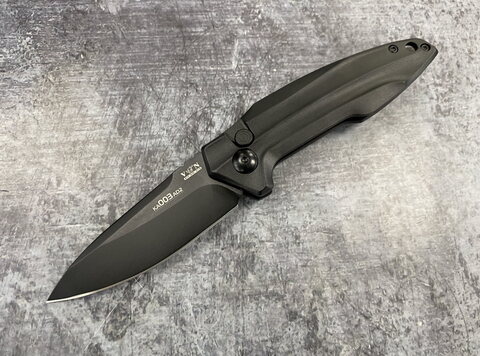 Автоматический нож STINGER BLACK сталь D2 KA003AD2