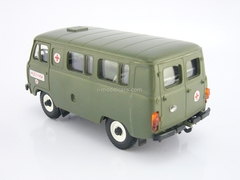 UAZ-3962 bus Medical Service plastic khaki Agat Mossar Tantal 1:43