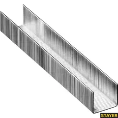 STAYER скобы тип 53 (A/10/JT21), 12 мм, калибр 23GA. 1000 шт. (3159-12)