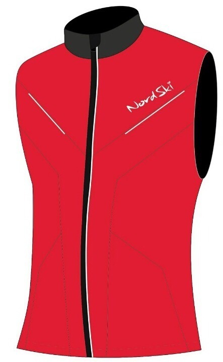 Nordski Premium мужской лыжный жилет красный - 3