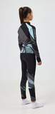 Детский Раздельный лыжный гоночный комбинезон Nordski Jr. Heat Black/Ice Mint