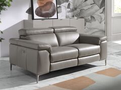 2-х местный диван 6121/5320-2P с обивкой из кожи и механизмом relax