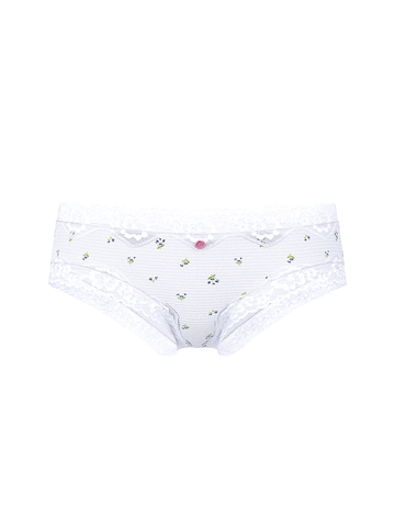 STRETCH COTTON ЧИИКИ С КРУЖЕВНОЕ ТЕСЬМОЙ