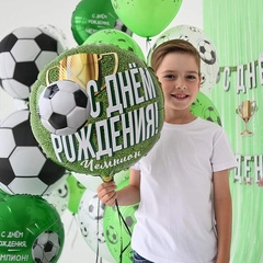 Фигура гелиевая С Др Чемпион Футболист!