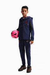 Кофта Nike FC Barcelona 26/27 Tech Fleece Windrunner Junior - фиолетовый