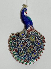 Пава (брошь из серебра)