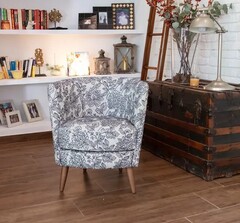Кресло Peque Wood Legs ткань ALBERO 02 (S.5)