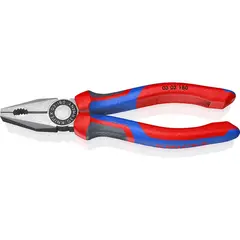 Плоскогубцы комбинированные чернёные 180 мм Knipex 03 02 180