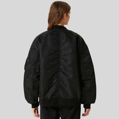 Бомбер Oversized MA-1 Mod Bomber Jacket W Black (Черный)